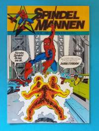 Spindelmannen nr 8 1981 - Fusion dubbelterrorn. (Sarjakuvat, ulkomaalaiset sarjakuvalehdet, sopiva keräilykappaleeksi, Hämähäkkimies, Hämis)