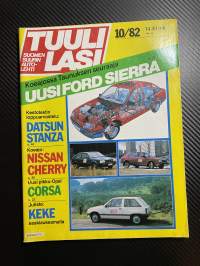 Tuulilasi 1982 nr 10 Koeajossa Taunuksen seuraaja Uusi Ford Sierra