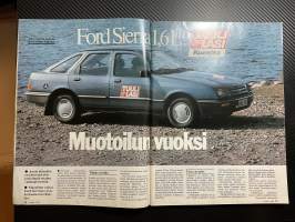 Tuulilasi 1982 nr 10 Koeajossa Taunuksen seuraaja Uusi Ford Sierra