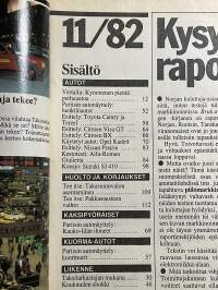 Tuulilasi 1982 nr 11, koeajo Suzuki SJ 410, esittely Alfa-Romeo Giulietta