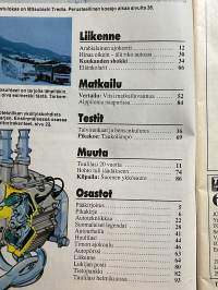 Tuulilasi 1983 nr 1, esittely Mazda 626 ja pikku-Mersu, koeajo Suzuki TS 125 ERZ, Talvirenkaat ja bensan kulutus