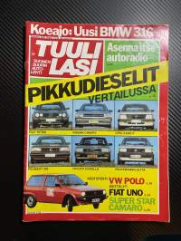 Tuulilasi 1983 nr 2, koeajo BMW 316, käytetyt autot Toyota Corolla