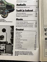 Tuulilasi 1983 nr 11, suurvertailu, Toyota Corolla KE 70:n huolto-ohjeet