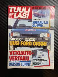 Tuulilasi 1986 nr 3 Koeajo Ford Orion 1.4 CL