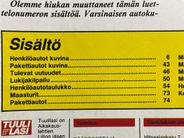 Tuulilasi 1986 nr 4B Suuri autokuvasto 86