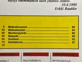 Tuulilasi 1986 nr 4B Suuri autokuvasto 86