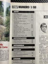 Tuulilasi 1988 nr 1 Ajoturvallisuudesta on kysymys