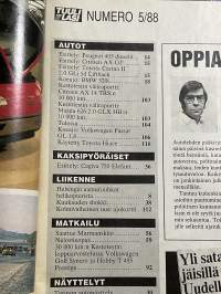 Tuulilasi 1988 nr 5, koeajo BMW 520i ja Volkswagen Passat GL 1.8, käytetty Toyota Hiace