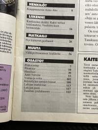 Tuulilasi 1988 nr 11, koeajo Opel Vectra 2.0i ja Rover 820 Si, käytetty auto Ford Sierra, Pariisin ja Birminghamin autonäyttelyt