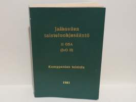 Jalkaväen taisteluohjesääntö II osa - Komppanian taistelu