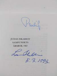 Judas Iskariot samfundets årsbok 1987 (signeerattu)