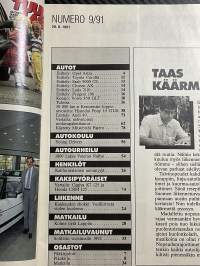 Tuulilasi 1991 nr 9 Koeajo Volvo 850 GLT