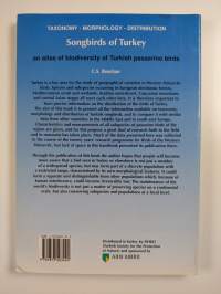 Songbirds of Turkey - Taxonomy, Morphology, Distribution : an Atlas of Biodiversity of Turkish Passerine Birds