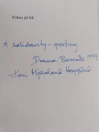 Fokus på lek : estetikk, progresjon, kultur (signeerattu)