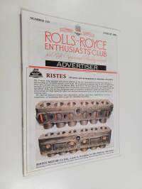 Rolls-Royce enthusiasts&#039; club for Rolls-Royce and Bentley owners : August 1991
