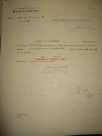 Porin kaupungin rahatoimisto, Pori 2.5 1939 asiakirja