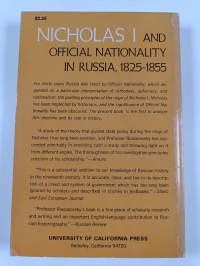 Nicholas I and official nationality in Russia, 1825-1855