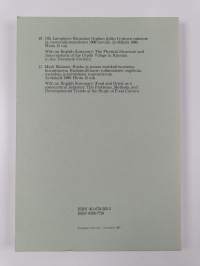 Ruoka ja juoma sosiokulttuurisena kuvastimena - ruokakulttuurin tutkimuksen ongelmia, metodeja ja kehityksen suuntaviivoja