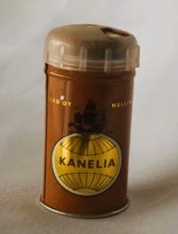 Kanelia - maustepurkki peltiä - tuotepakkaus 6x3 cm