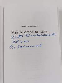 Maankuoreen tuli viilto (signeerattu)