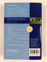 The Oxford dictionary of philosophy