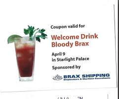 Bloody Brax Drink  -  tilapäinen maksuväline