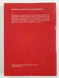 Språkbruk, grammatik och språkförändring : en festskrift till Ulf Teleman 13.1.1994