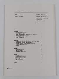 Foreign language learning and second language acquisition in the Nordic countries : a bibliography