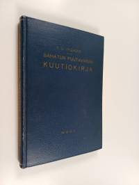 Sahatun puutavaran kuutiokirja