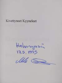 Kivettyneet kyyneleet : runoja (signeerattu, tekijän omiste)