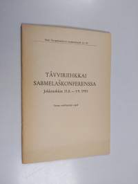 Tâvviriihkkai sabmelaškonferenssa : Jokkmokkist 31.8.-3.9.1953