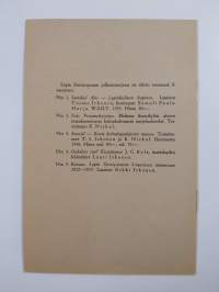 Katsaus Lapin sivistysseuran 5-vuotiseen toimintaan 1932-1937
