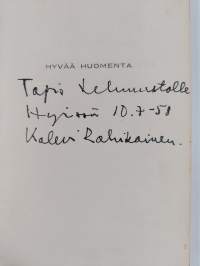 Hyvää huomenta : runoja (signeerattu, tekijän omiste)