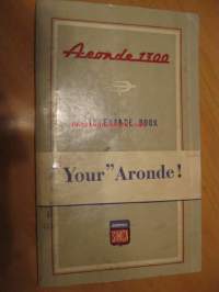 Simca Aronde 1300 - Maintenance book - 1956