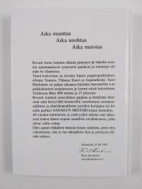 Rovasti A. I. Aarnio : sanailun mestari