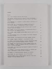 Language learning and learner language : papers from a conference held in Stockholm and Åbo, 1988