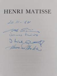 Henri Matisse : Moderna museet, Stockholm, 3.11.1984 - 6.1.1985