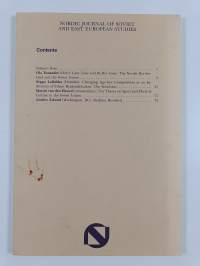 Nordic journal of Soviet and East European studies : Volume 4:4 (1987)