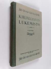 Kirjallisuuslukemisto Vajaakeskikoulun ja keskikoulun V luokkaa varten