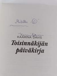 Toisinnäkijän päiväkirja (signeerattu, tekijän omiste)