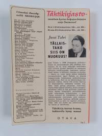 Tällaistako siis on nuoruus? : romaani