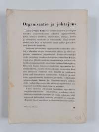 Organisaatio ja johtajuus : johdatus hallinnon sosiologiaan