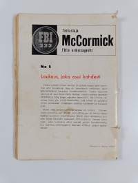 Tarkastaja McCormick 5/1964 : Laukaus, joka osui kahdesti