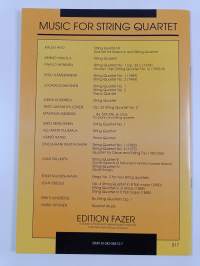 Quartet for Oboe and String Trio (1957/65) Score