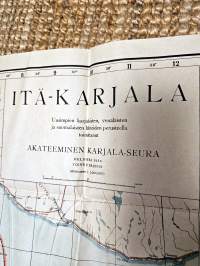 Itä-Karjala + kartta