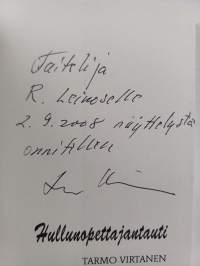 Hullunopettajantauti (signeerattu, tekijän omiste)