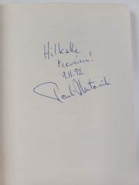 Olen matkalla kotona : runoja vuosilta 1965-1992 (signeerattu, tekijän omiste)