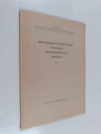 Neuvostoliittoinstituutin vuosikirja No 1 = Sovjetinstitutets årsskrift No 1