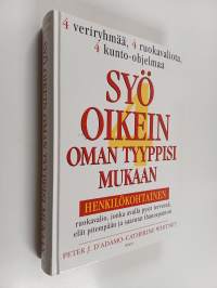 Syö oikein oman tyyppisi mukaan : henkilökohtainen ruokavalio, jonka avulla pysyt terveenä, elät pitempään ja saavutat ihannepainosi