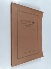 Pöytäkirja Suomen rakennustyöväen liiton ensimmäisestä edustajakokouksesta Helsingissä, toukokuun 3-7 p:nä v. 1927 ; Alustuksia ja esityksiä Suomen Rakennusteolli...